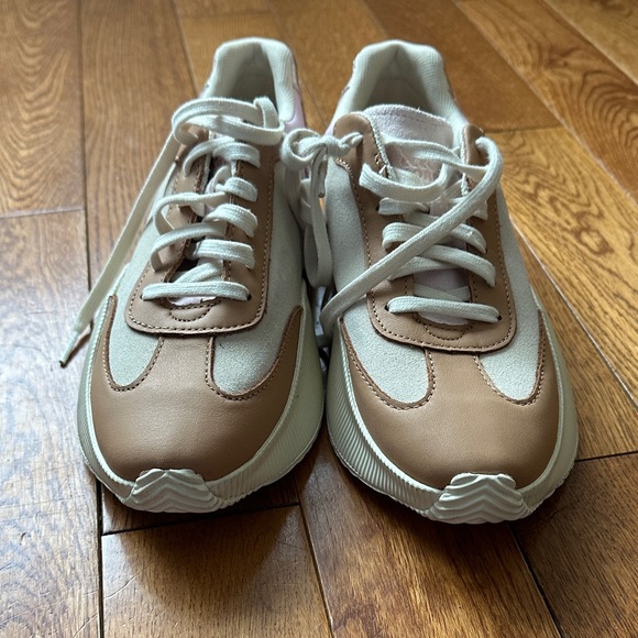 Sorel Women's ONA BLVD waterproof Pink and Tan Sneakers - Picture 4 of 5